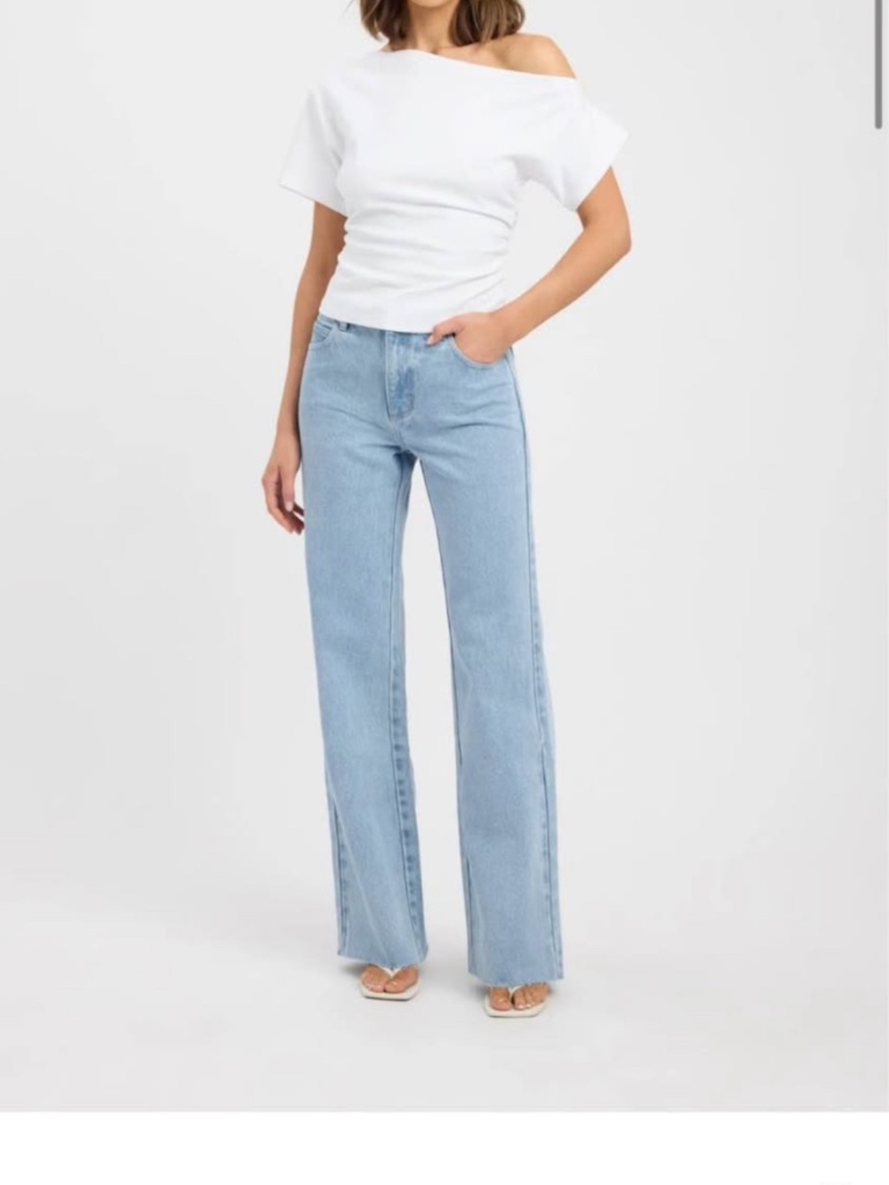 Kookai wide-leg mid-rise Jeans